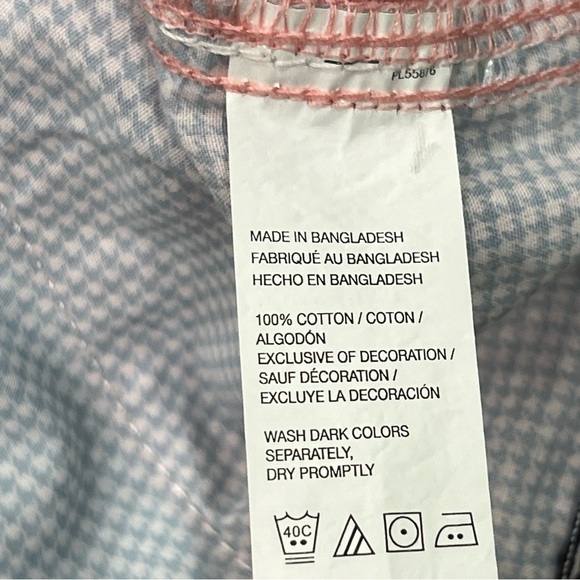 Izod Saltwater Salmon Flat Front Shorts 100% Cotton Size 36 - Picture 6 of 6